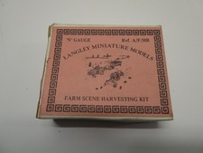 Langley Miniature N Gauge Farm Scene Harvesting Kit Ref A/F/HR Tractor Baler Etc