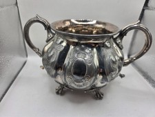 Vintage silver plated sugar