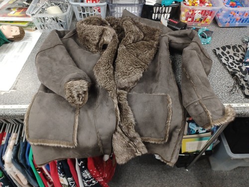 Ladies suede and - ladies, fur