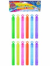 12 Neon Bubble Tubes Star