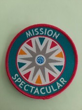 Girlguiding Senior Section 'Mission Spectacular'  badge. Obsolete. GG34R1