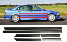 For BMW E36 BODY SIDE MOULDING TRIM M3 STYLE 3 SERIES SEDAN 4 DOORS