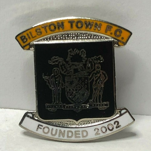 Bilston town enamel - fc, badge