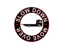 200mm recovery truck - truck, sticker