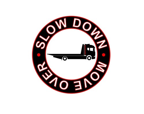 200mm recovery truck sticker - recovery,