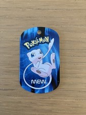 Pokemon metal dog tag mew - dog,