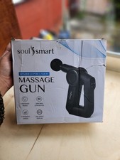Soul Smart Fascia Massage Gun with Heating Panel & Speed Pressure Sensor – 4 Hea