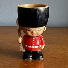 Vintage Soldier Plastic Egg Cup Hong Kong Retro