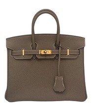 HERMES Etoupe × Gold Birkin