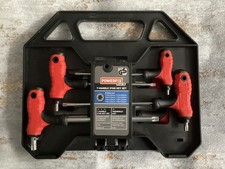 POWERFIX PROFI T-Handle Star Key Set - 8 piece Set In Case