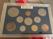 1953 Queen Elizabeth II Coronation 10-Coin Set Including Coronation Crown.