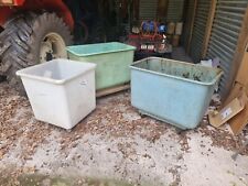 3 off Large Bins On wheels Pub bottle bank Horse Feed etc used