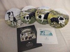 Royal Grafton TYKE'S BORDER COUNTRY  sheepdogs vintage collector plates - 4D2B #