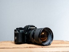 Chinon CP-X SLR & Cosinon 35-105mm f/3.5 Lens Vintage 35mm Camera – Film Tested