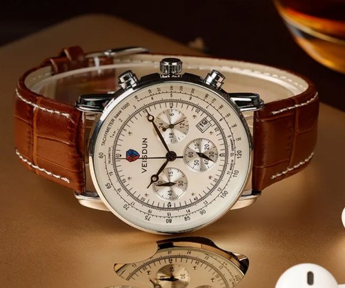Men chronograph watch aviator - watch,