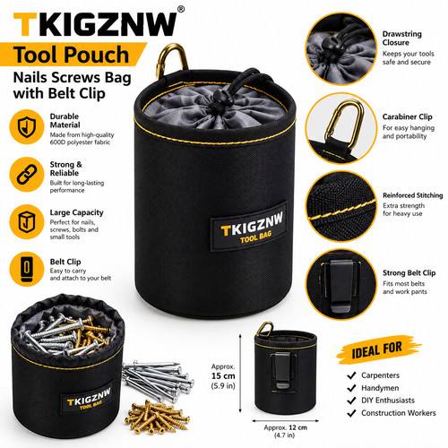 Tkigznw tool pouch - tkigznw, nails