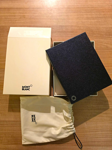 Genuine montblanc wallet - genuine, gift