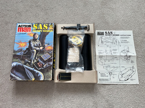 Mib rare vintage action man - rare,