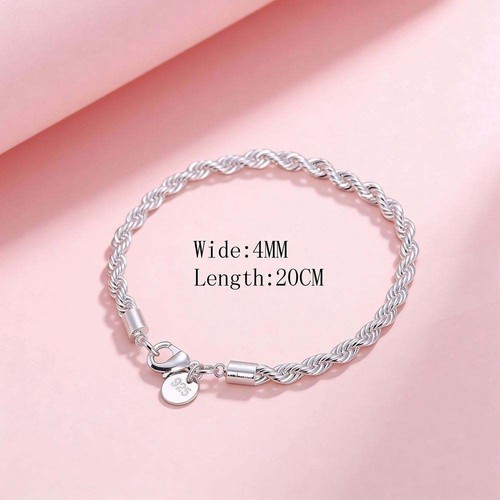 Sterling silver woven twist - silver,
