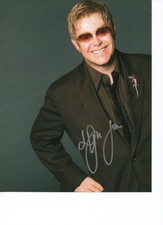 Genuine 10x8 autographed photo