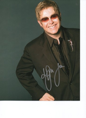 Genuine 10x8 autographed photo