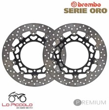 Pair Front Brembo Gold Floating Brake Discs Yamaha 1000 YZF-R1 2009