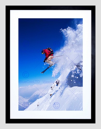 Skier ski jumping - skier,
