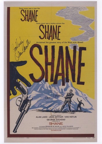 Shane signed movie - , poster