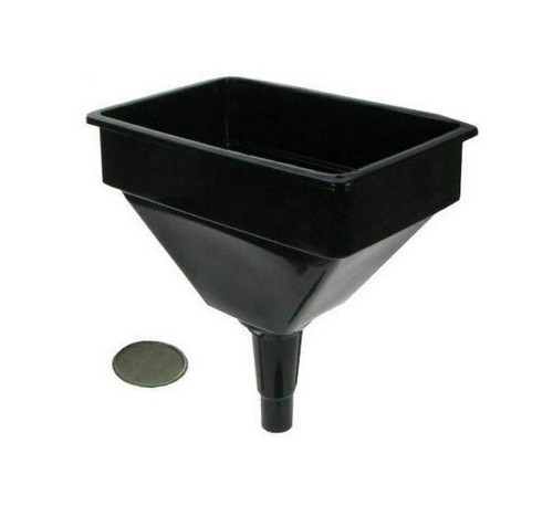 Large plastic funnel - plastic, heavy