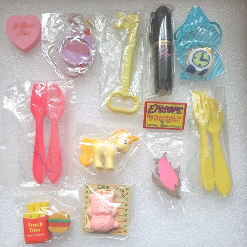Rare vintage mixed eraser - rare,