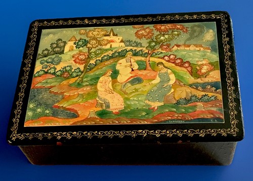 Soviet russian lacquered - russian,