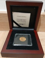 1914 george 22ct gold - george, half