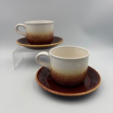 2 x Kiln Craft Cups & Saucers