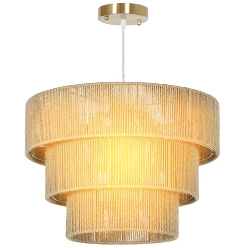 Homcom boho hemp - hemp, rope