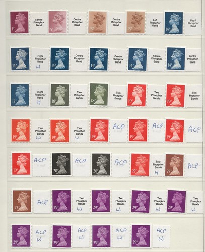 Machin definitives with - ,
