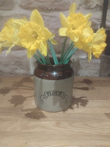 Vintage large stoneware pot - large,