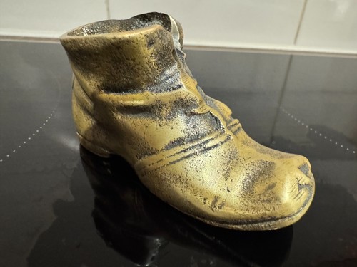 Miniature brass boot - miniature,