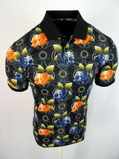 Mens Polo Shirt Black Designer