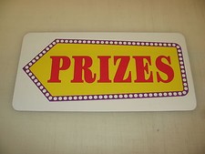 PRIZES ARROW Metal Sign