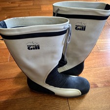 Douglas Gill Men’s Sailing Boots Navy/white Size 11