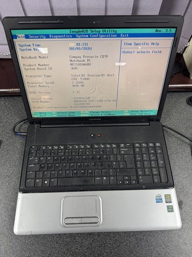 Compaq presario cq70 laptop - compaq,