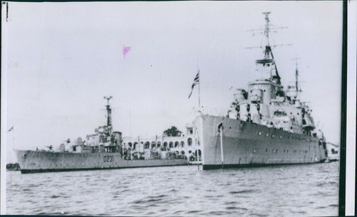 1951 gambia british cruiser - gambia,