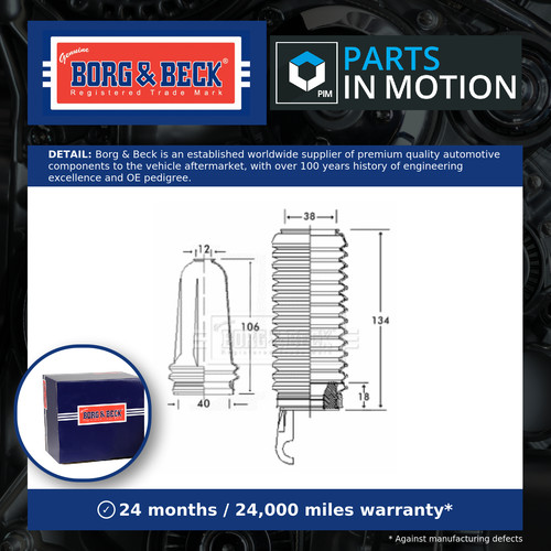 Steering rack boot - rack,