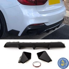 Black Fits BMW X6 F16 Rear