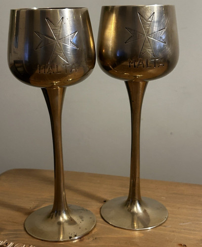 Pair vintage silver plated - vintage,