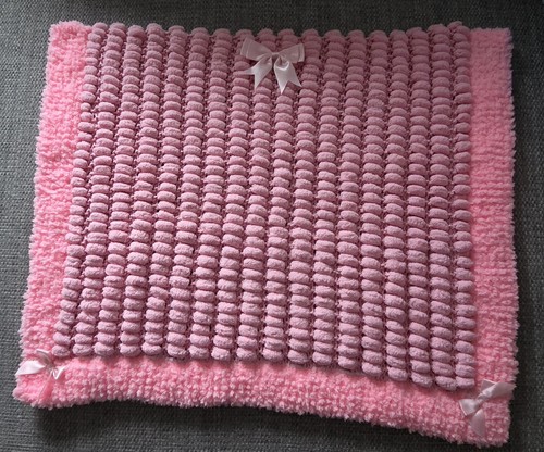 Handmade baby pom - pom,