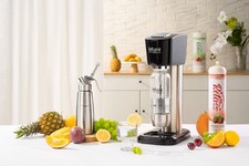 INFUSO Soda Stream Sparkling Water Machine 1 PET Bottle 640g CO2=64L Cylinder