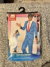 Teddy boy costume blue - teddy, costume,