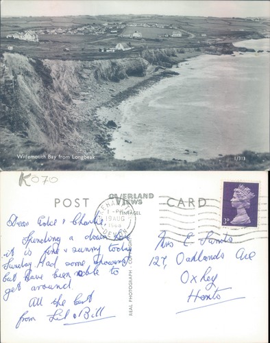 Widemouth bay from longbeak - from,