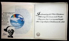 Unusual Record Christmas Card 1980 Ace Gifts (Studio) Bing Crosby White Christma